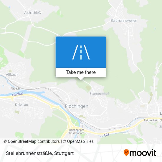 Stellebrunnensträßle map