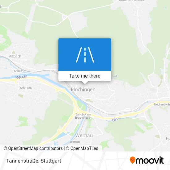 Карта Tannenstraße