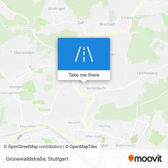 Grünewaldstraße map