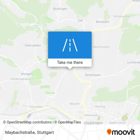 Карта Maybachstraße