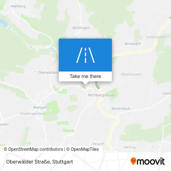 Карта Oberwälder Straße