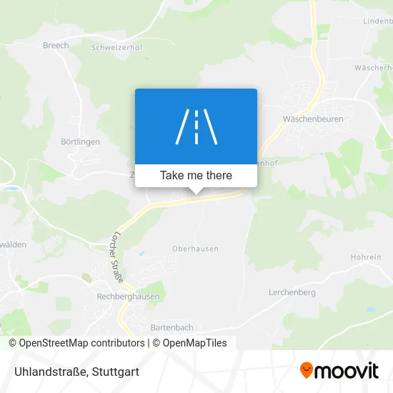 Карта Uhlandstraße