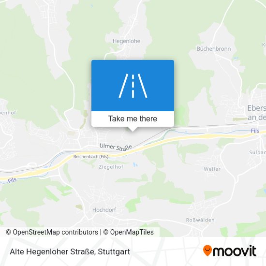 Alte Hegenloher Straße map