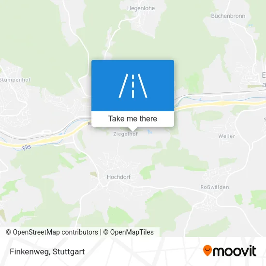 Карта Finkenweg