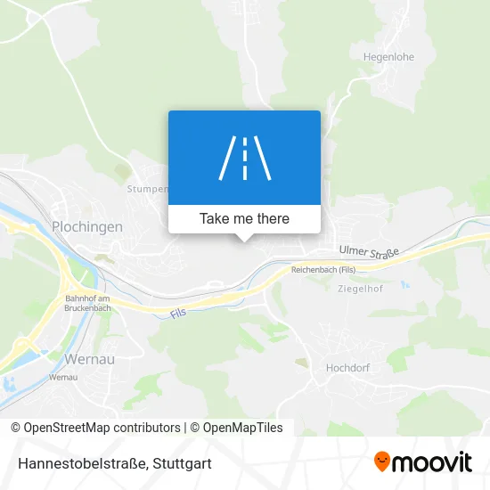 Карта Hannestobelstraße