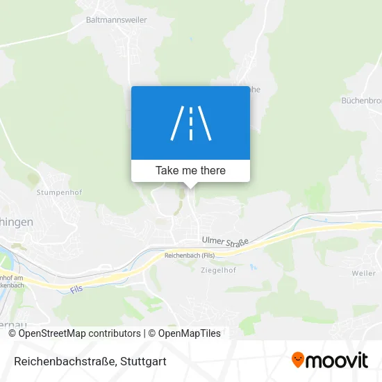 Карта Reichenbachstraße