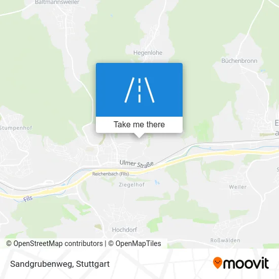 Карта Sandgrubenweg