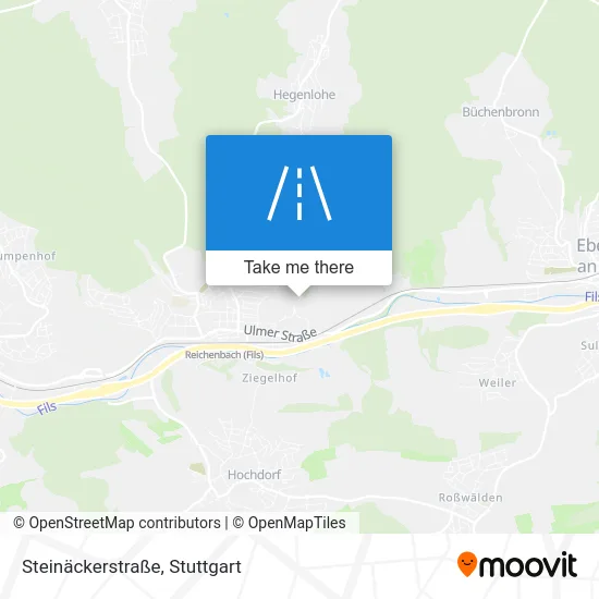 Карта Steinäckerstraße