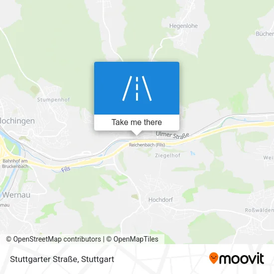 Карта Stuttgarter Straße