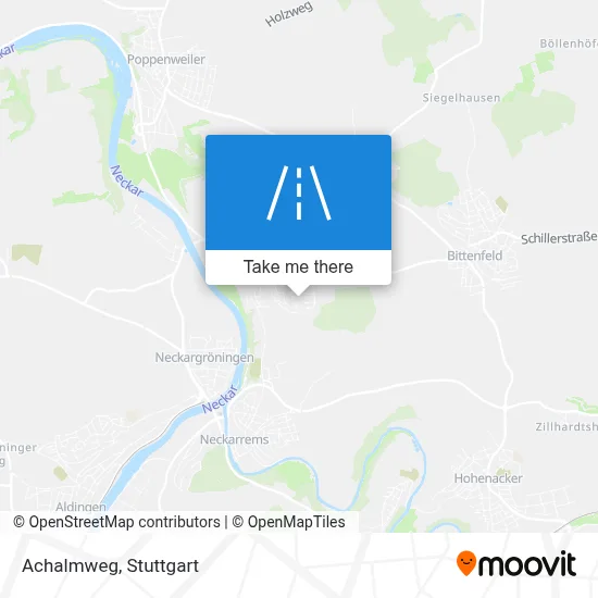Achalmweg map
