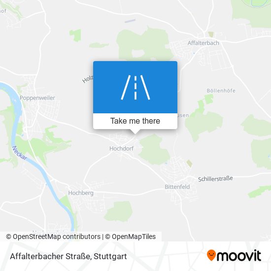 Карта Affalterbacher Straße