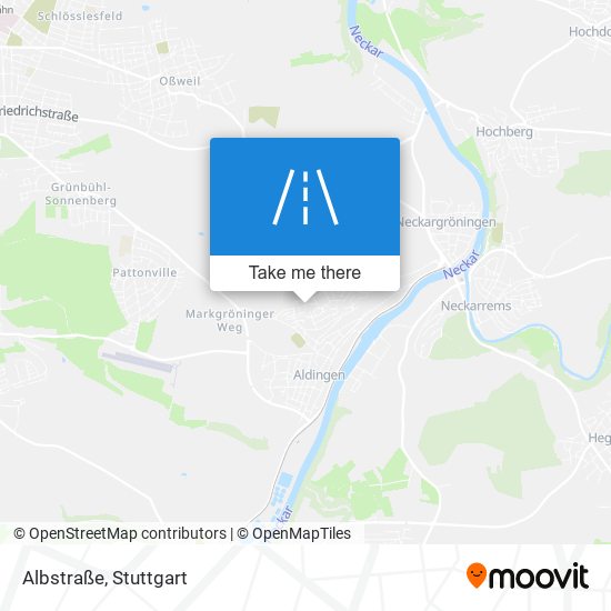 Карта Albstraße