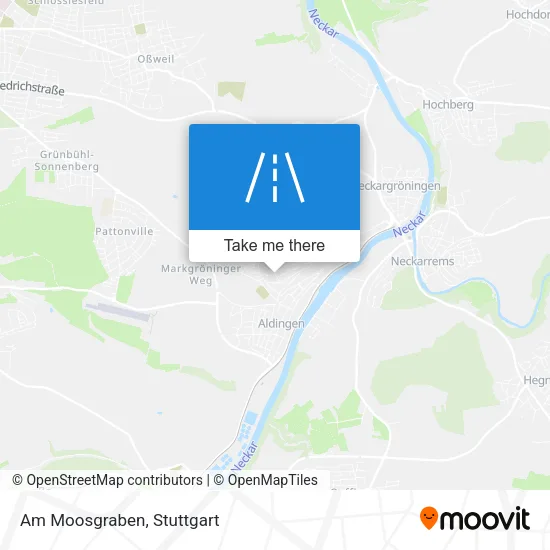 Am Moosgraben map