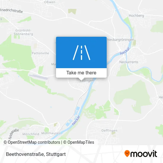 Карта Beethovenstraße