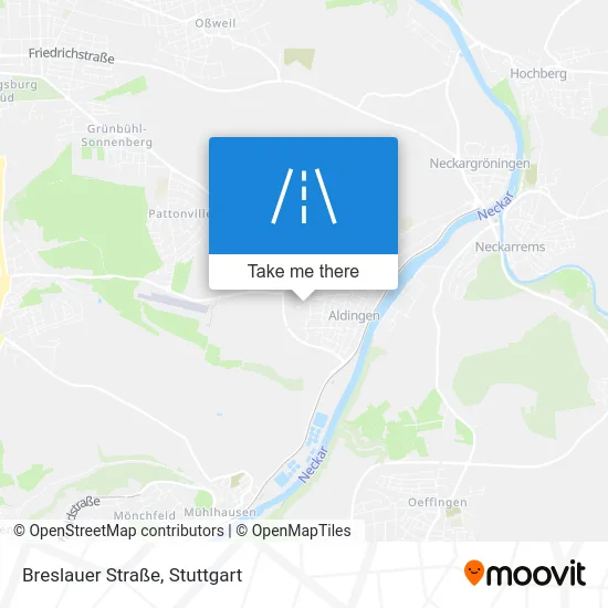 Карта Breslauer Straße