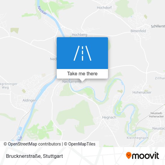 Brucknerstraße map