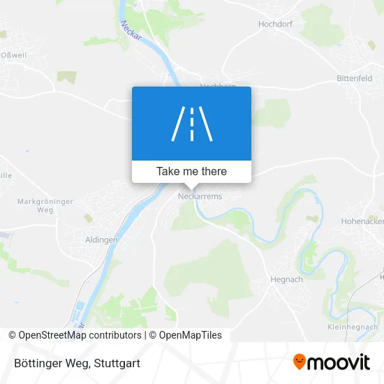 Карта Böttinger Weg