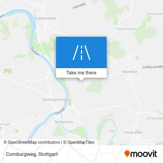 Карта Comburgweg
