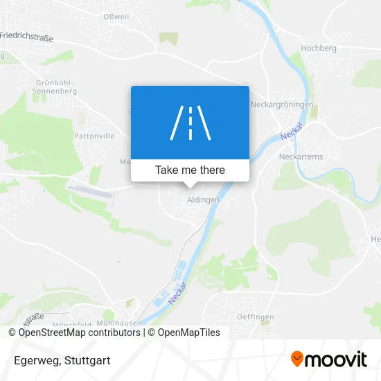 Карта Egerweg