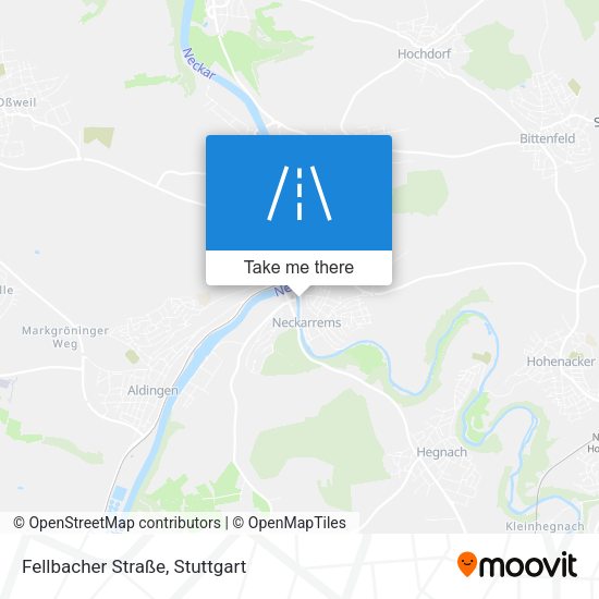 Fellbacher Straße map