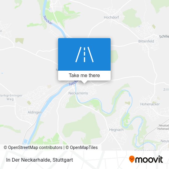 Карта In Der Neckarhalde