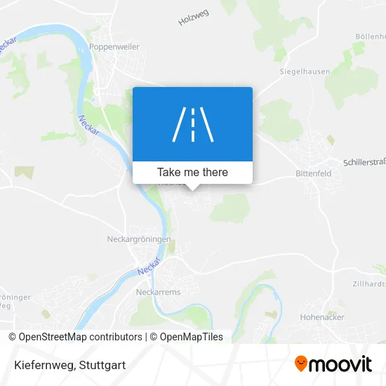 Карта Kiefernweg