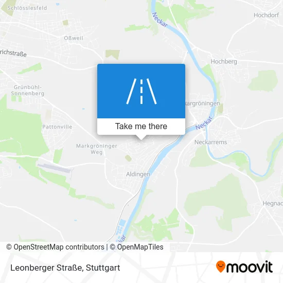 Карта Leonberger Straße