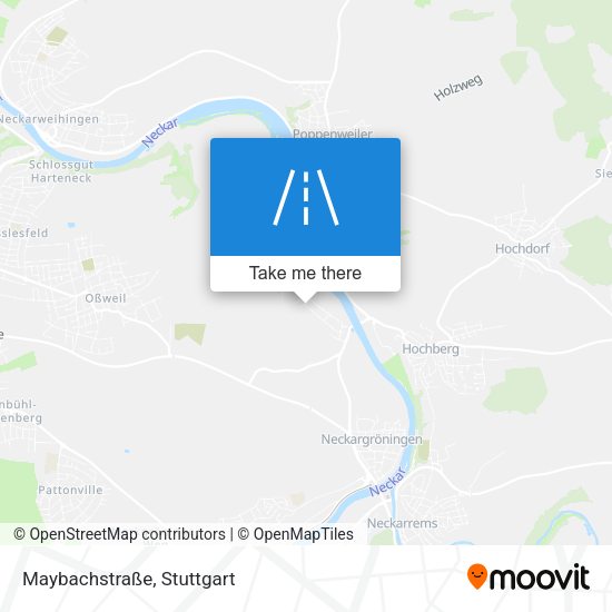 Карта Maybachstraße
