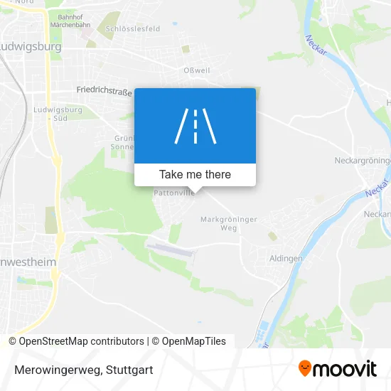 Карта Merowingerweg