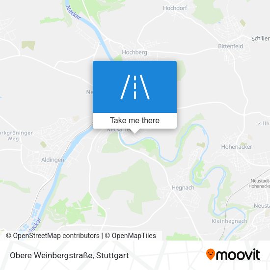 Obere Weinbergstraße map