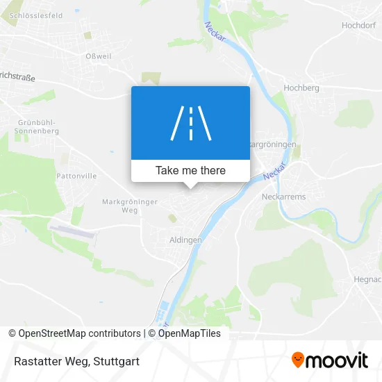 Rastatter Weg map