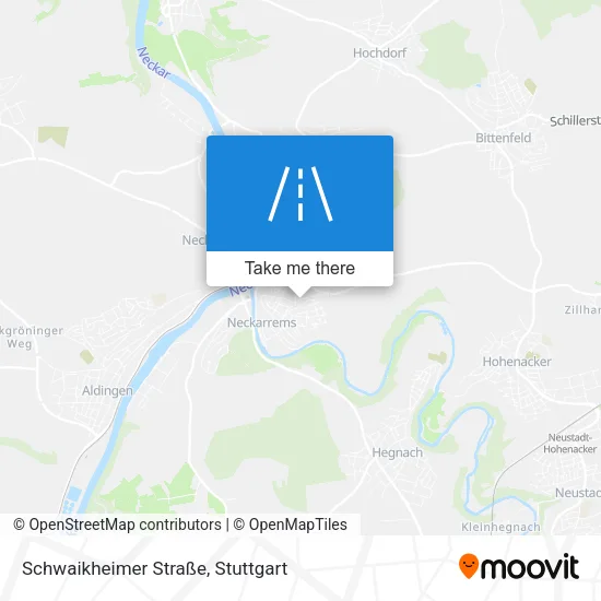 Карта Schwaikheimer Straße