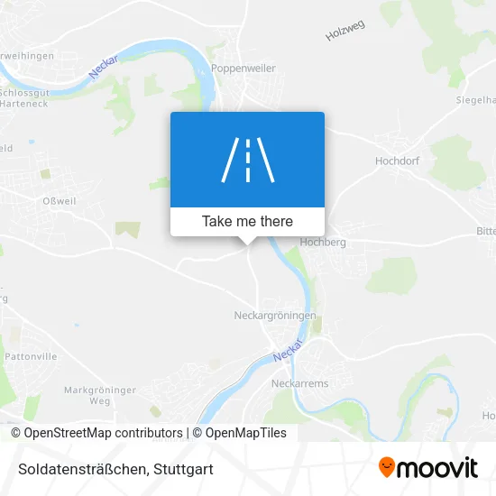 Карта Soldatensträßchen