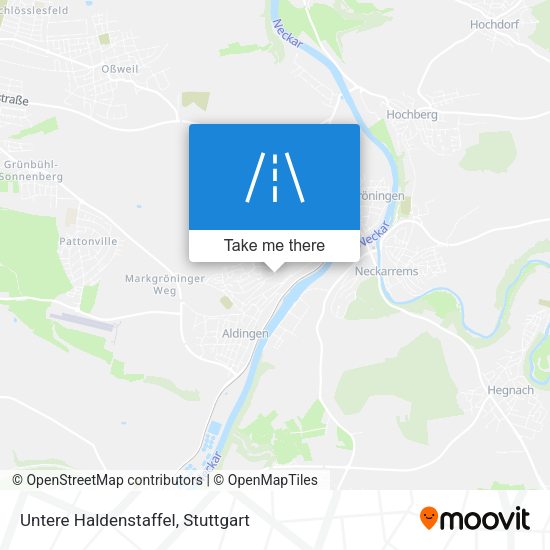 Untere Haldenstaffel map