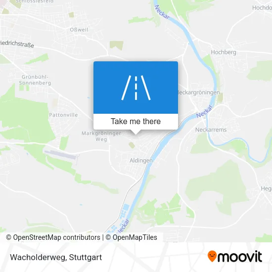 Wacholderweg map
