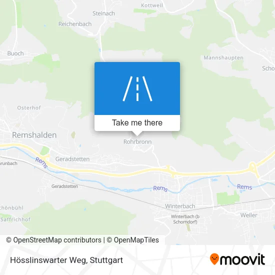 Карта Hösslinswarter Weg