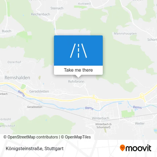 Карта Königsteinstraße