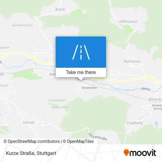 Карта Kurze Straße