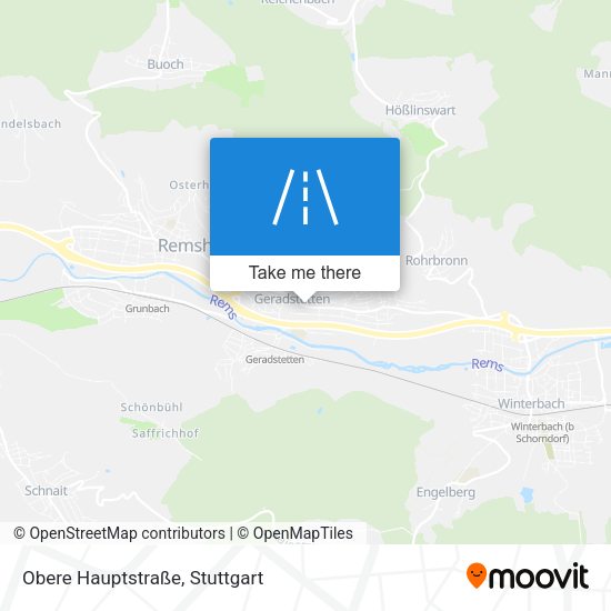 Obere Hauptstraße map