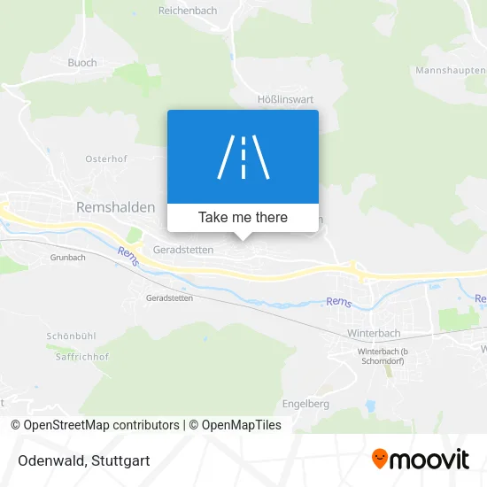 Карта Odenwald
