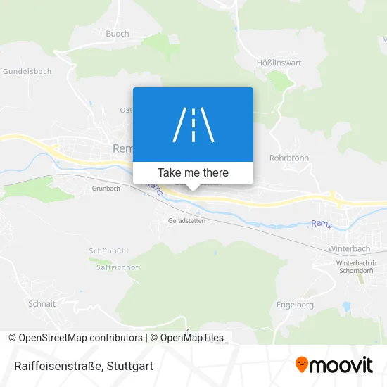 Карта Raiffeisenstraße