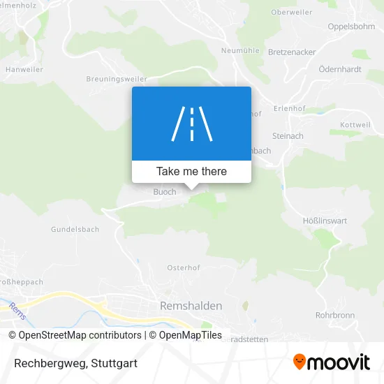 Карта Rechbergweg