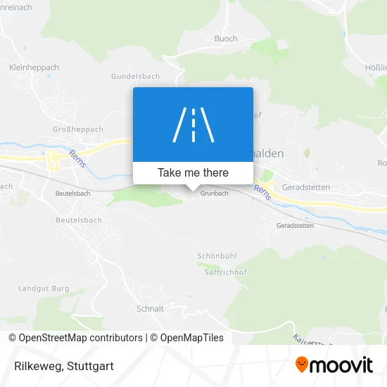 Карта Rilkeweg