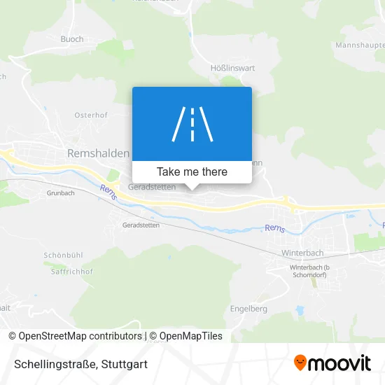 Карта Schellingstraße