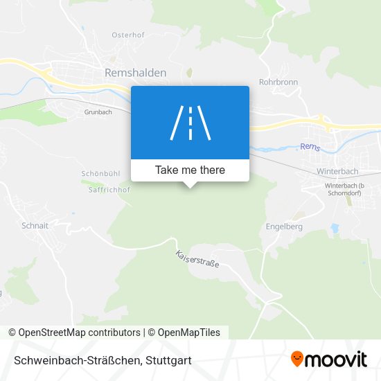Schweinbach-Sträßchen map