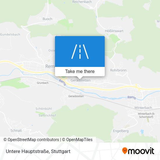Untere Hauptstraße map