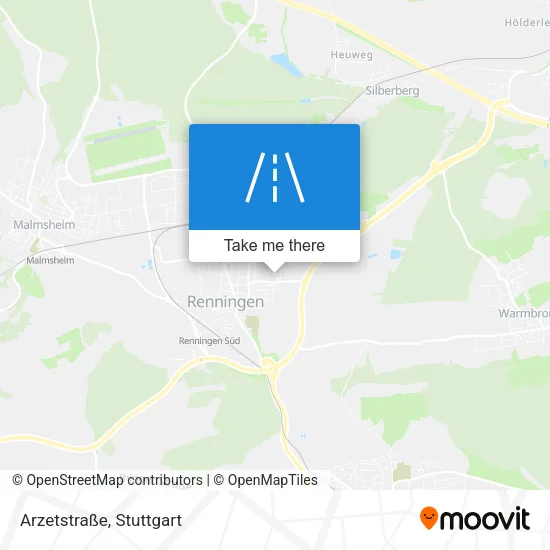 Карта Arzetstraße