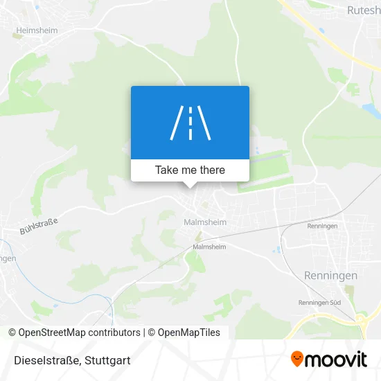 Карта Dieselstraße