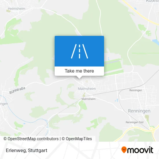 Карта Erlenweg