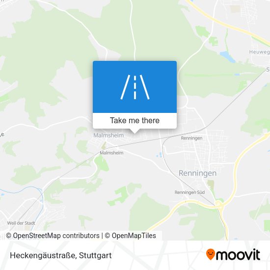 Heckengäustraße map